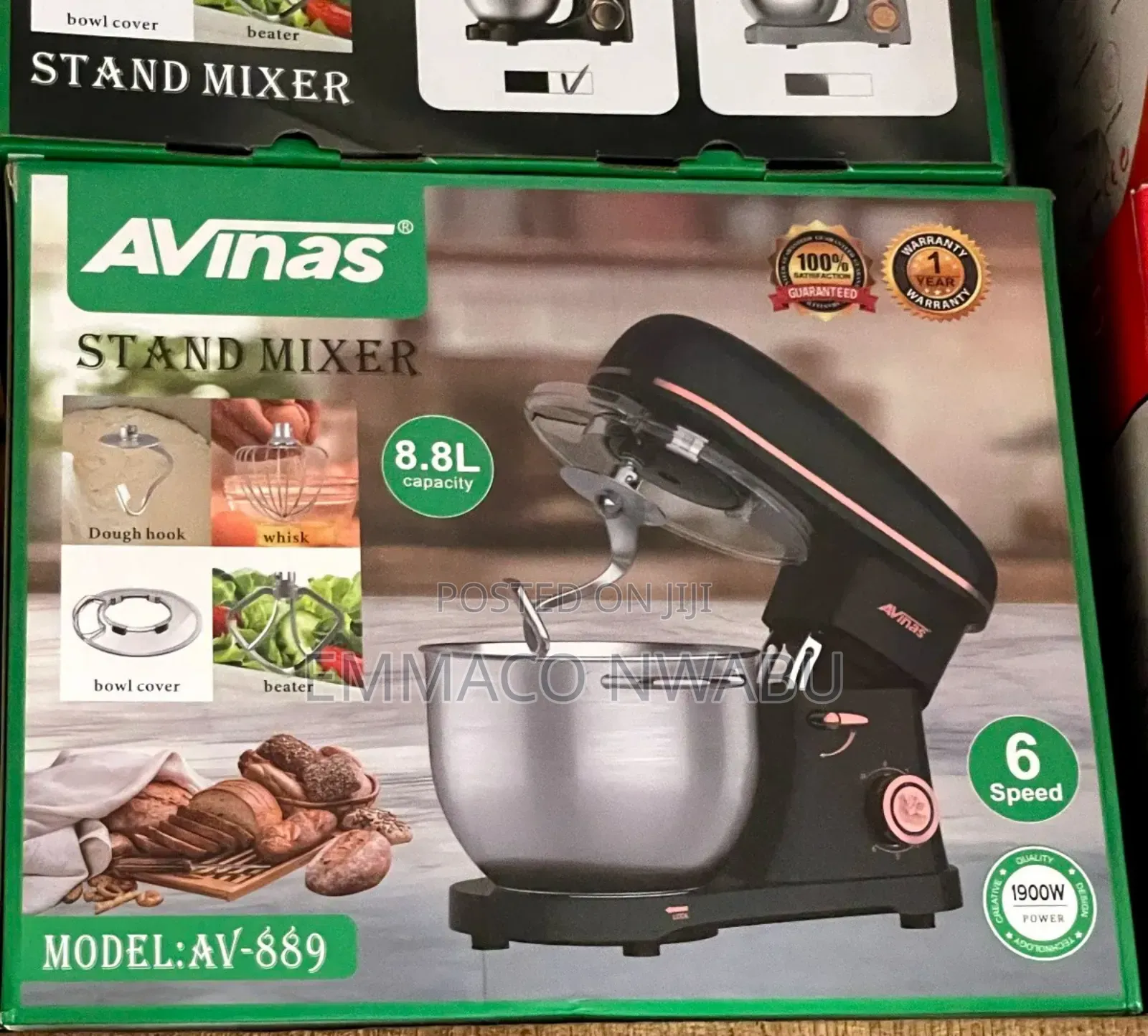 Avinas 8.8liters Stand Mixer