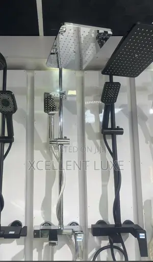 Shower Mixer Set English Standard Copper Engine.Chrome And Black