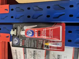 650°F Red Hi-Temp RTV Silicone Gasket Maker.