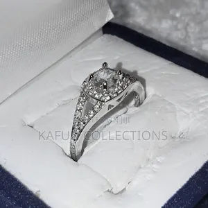 Non Tarnishing, Simple Design, Zirconia Proposal Ring.