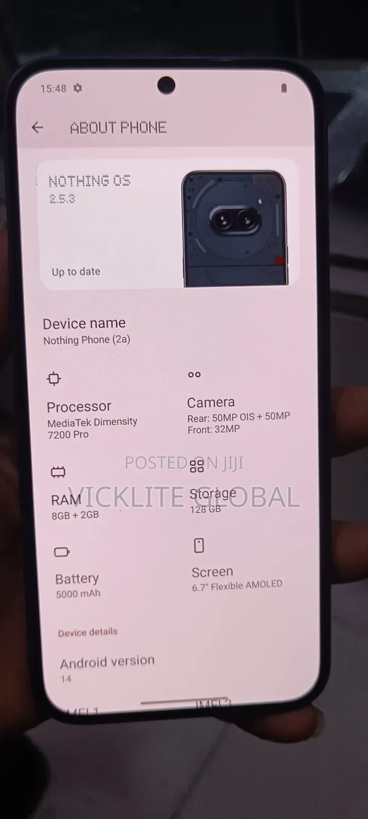 Nothing Phone 2a 128 GB Blue