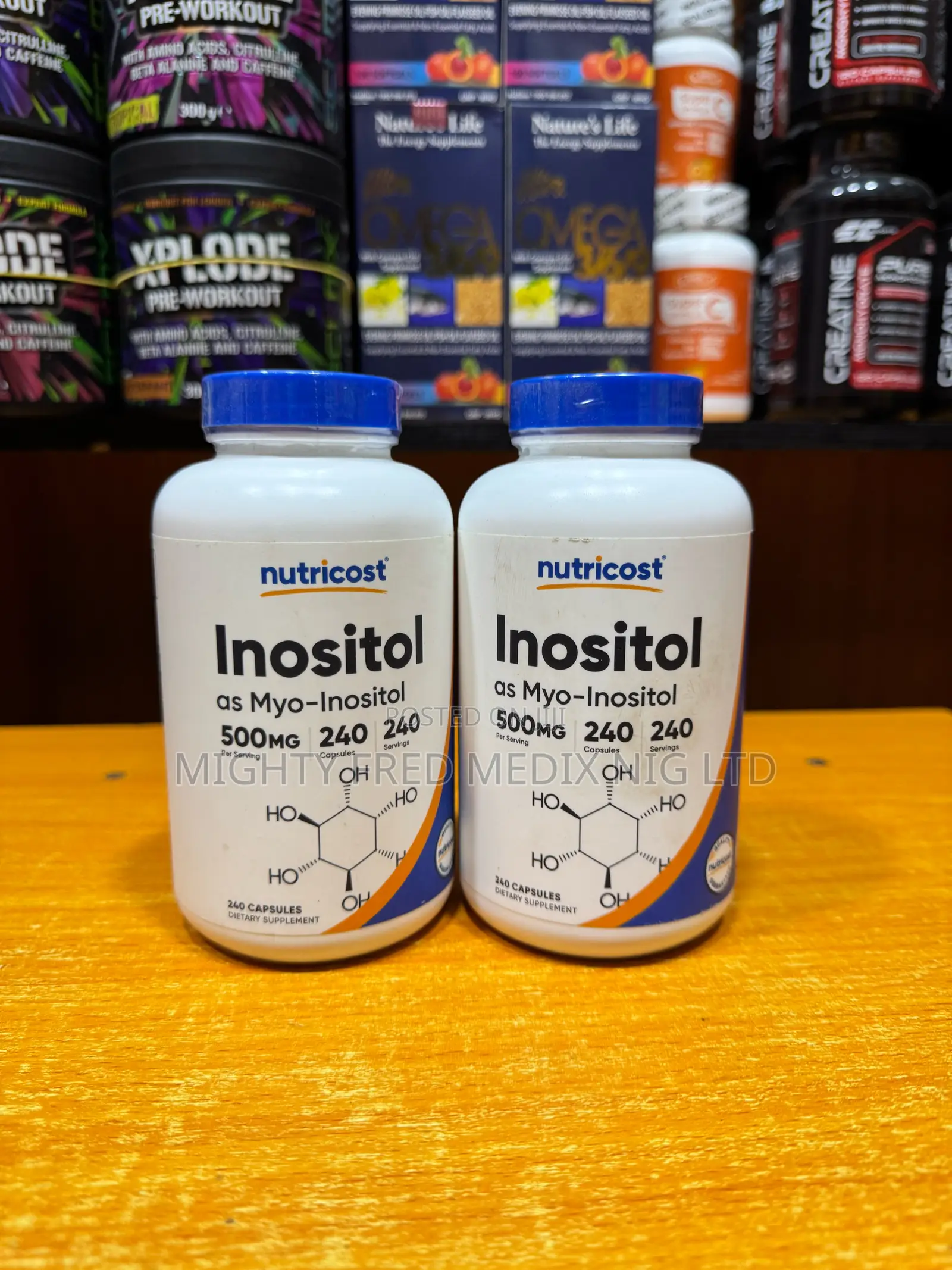 Nutricost Inositol 500mg 240servings