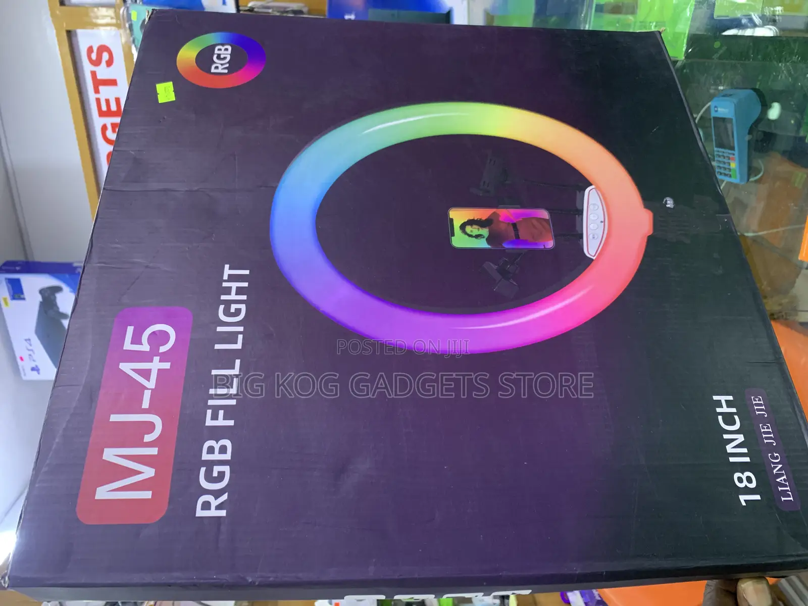Ring Light With RBG Display My-45