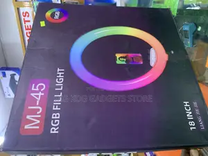 Ring Light With RBG Display My-45