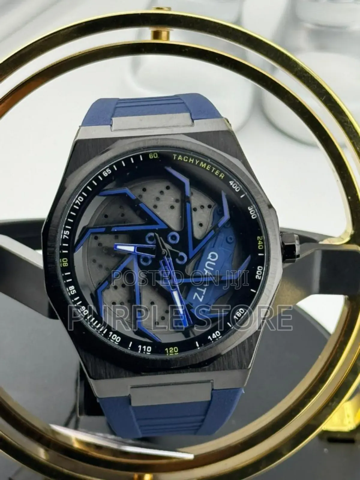 Rick Tachymeter Sport Watch With Rotating Dial