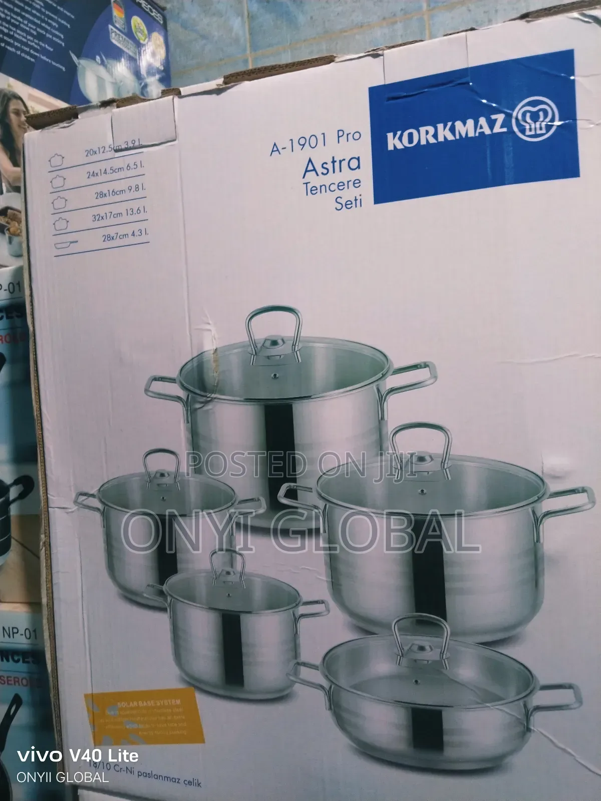 5 Sets Stainless Steel Pot