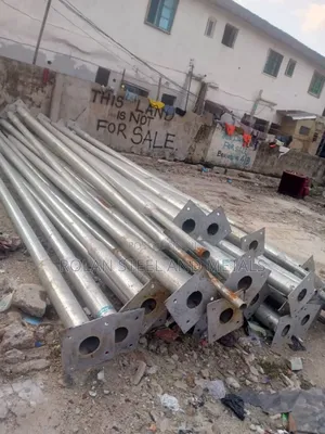 Fabrication of Street Night Poles With Solar