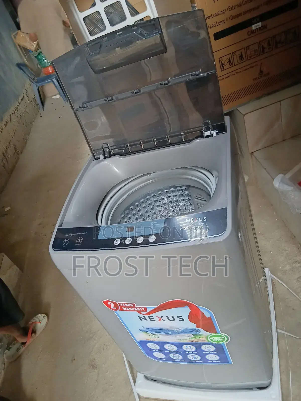 Nexus 8kg Top Loader Automatic Washing Machine