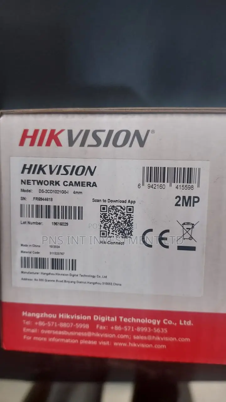 Hikvision 2mp Exir Bullet Ip Camera