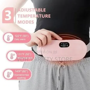 Rechargeable Menstrual Cramp Heating and Vibrating Belt/Massager