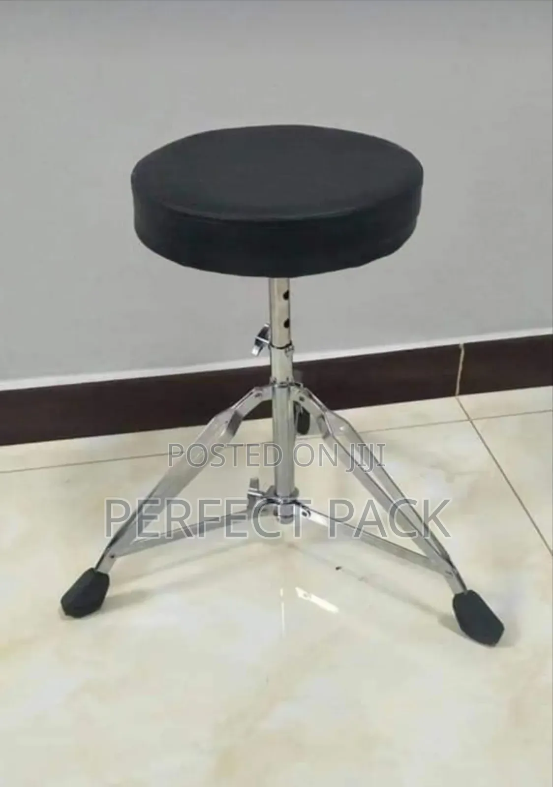 Adjustable Height Drum Throne for Drum Set Musician.