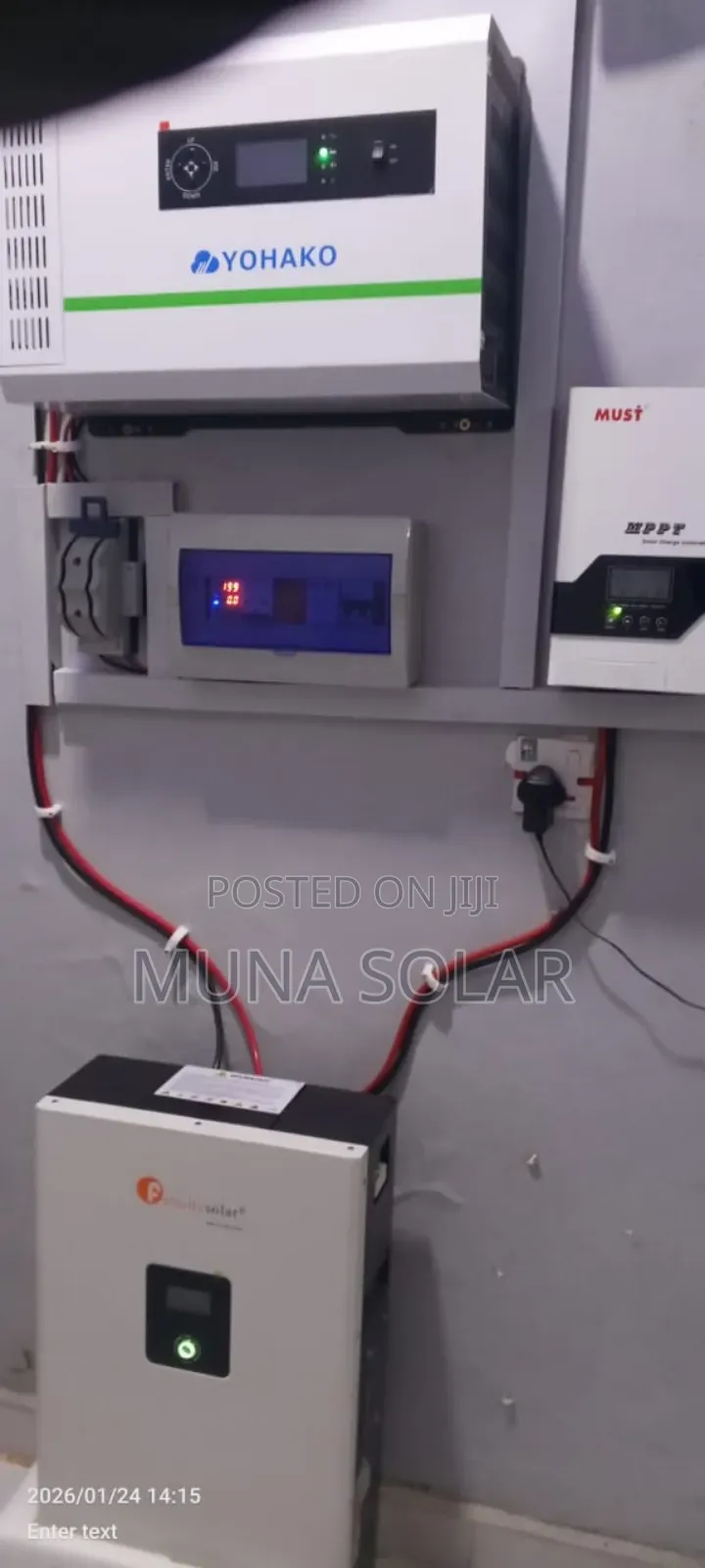 5kwh/5kva/9 Pieces 650wp Panel/100ah Controller/Accessories