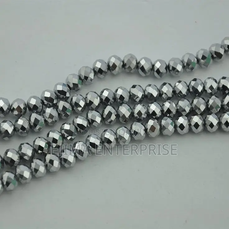 Handmade Silver Crystal Bead