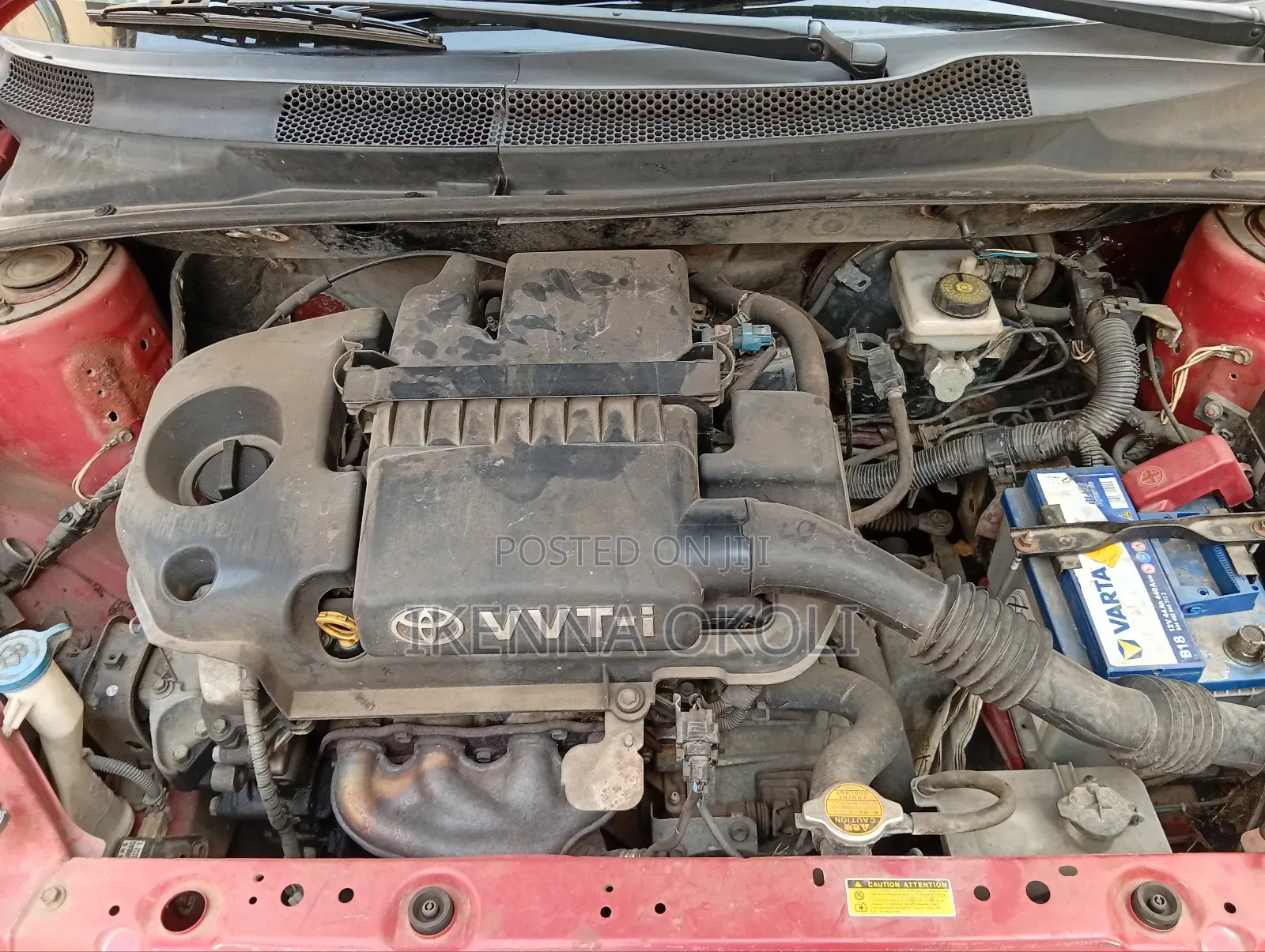 Toyota Yaris 2005 Red