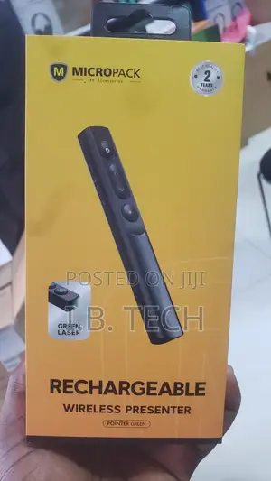 Micropack Green Laser Rechargeable Wireless Presenter 30m