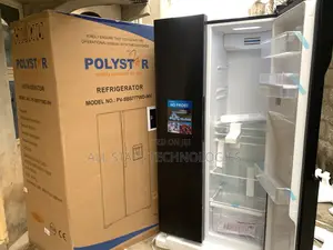 Polystar Pv-Sbs776wd-Inv Side-by-Side Fridge for Home