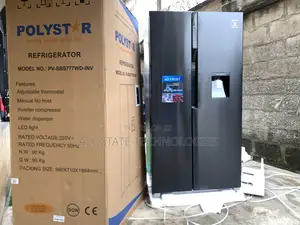 Polystar Pv-Sbs776wd-Inv Inverter Fridge With Large Storage
