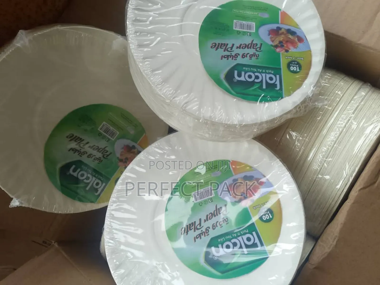 Falcon Paper Plates 100pcs A Pack