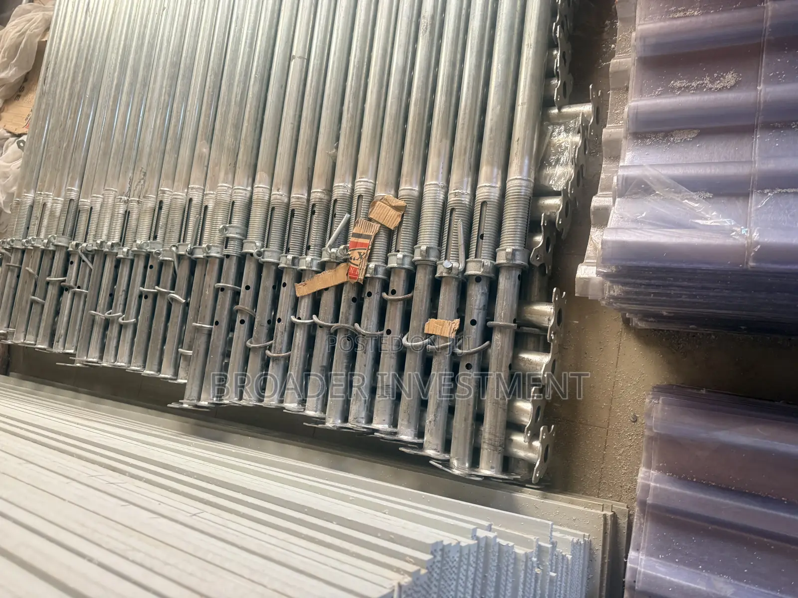 4mtrs And 5mtrs Adjustable Galvanized Acrow Props