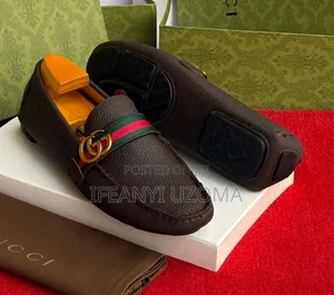 Italian Leather Loafers Shoe