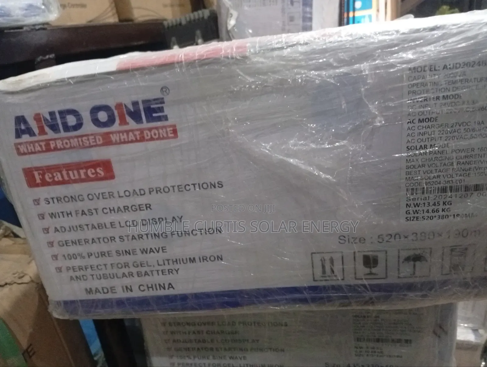 Andone 2kva Hybrid Inverter