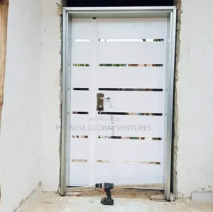 White Isreali Door