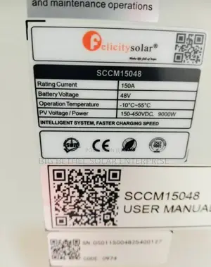 Felicity 150ah Solar Charger Controller MPPT