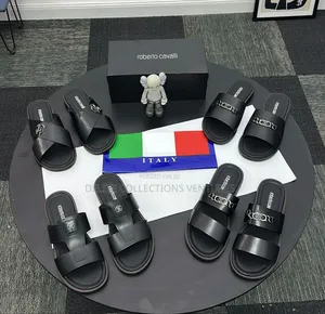 New Roberto Cavalli Italian Men Slippers Now Available in Store*