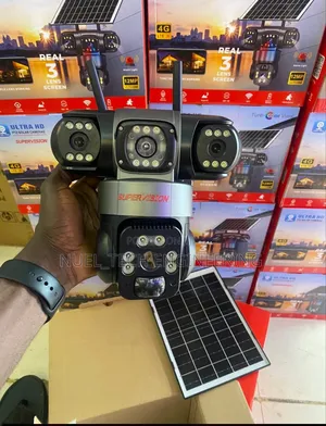 4g Solar Camera 3_lens V380 Pro 8mp