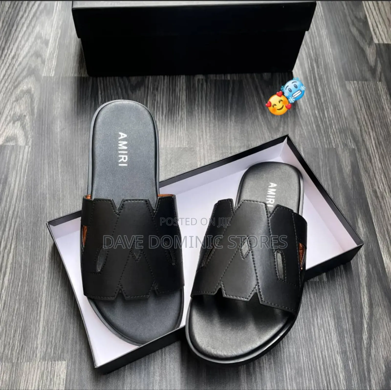 Original Amiri Leather Mule