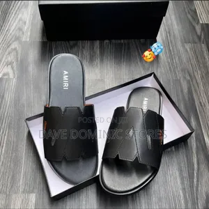 Original Amiri Leather Mule