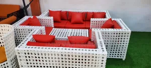 Rattan Outdoor Chairs by 7seaters With Center Table Full Set