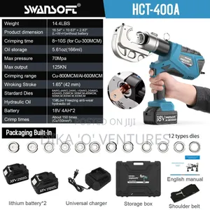 Rechargeable Electric Hydraulic Crimping Tools