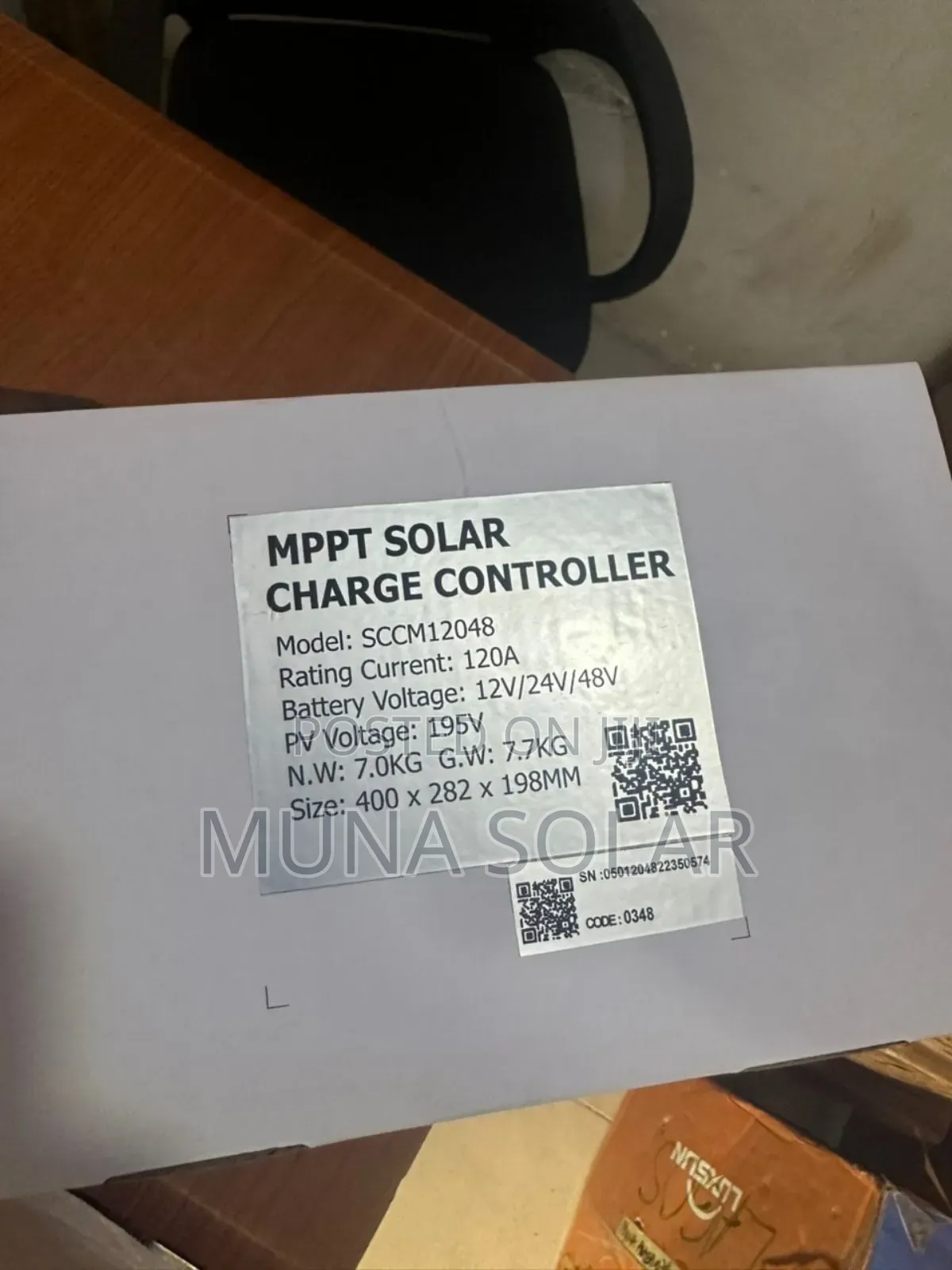 120ah 12v/24v/48v Felicity Charge Controller