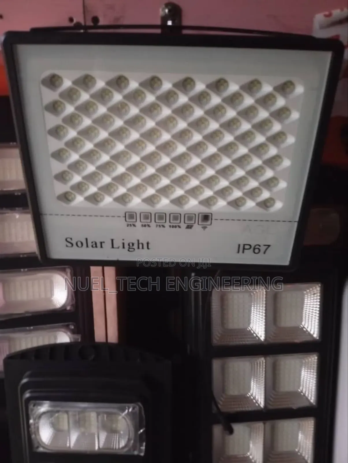 500w Solar Floodlight With Panel