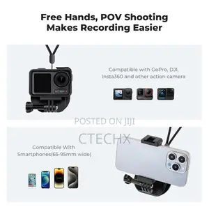 K F Concept Magnetic Action Camera Chest Mount for Gopro