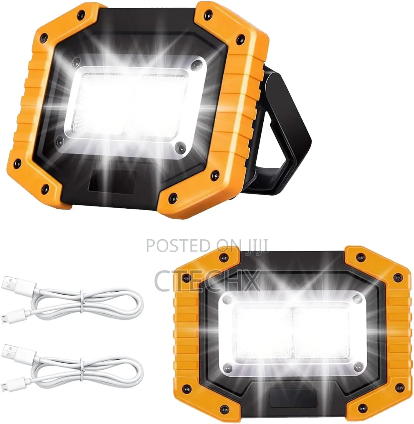 Led Rechargeable Work Light 30w 2000lm Portable Cob Floodlight