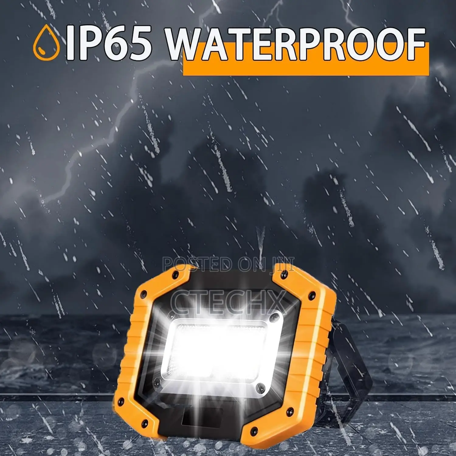 Led Rechargeable Work Light 30w 2000lm Portable Cob Floodlight
