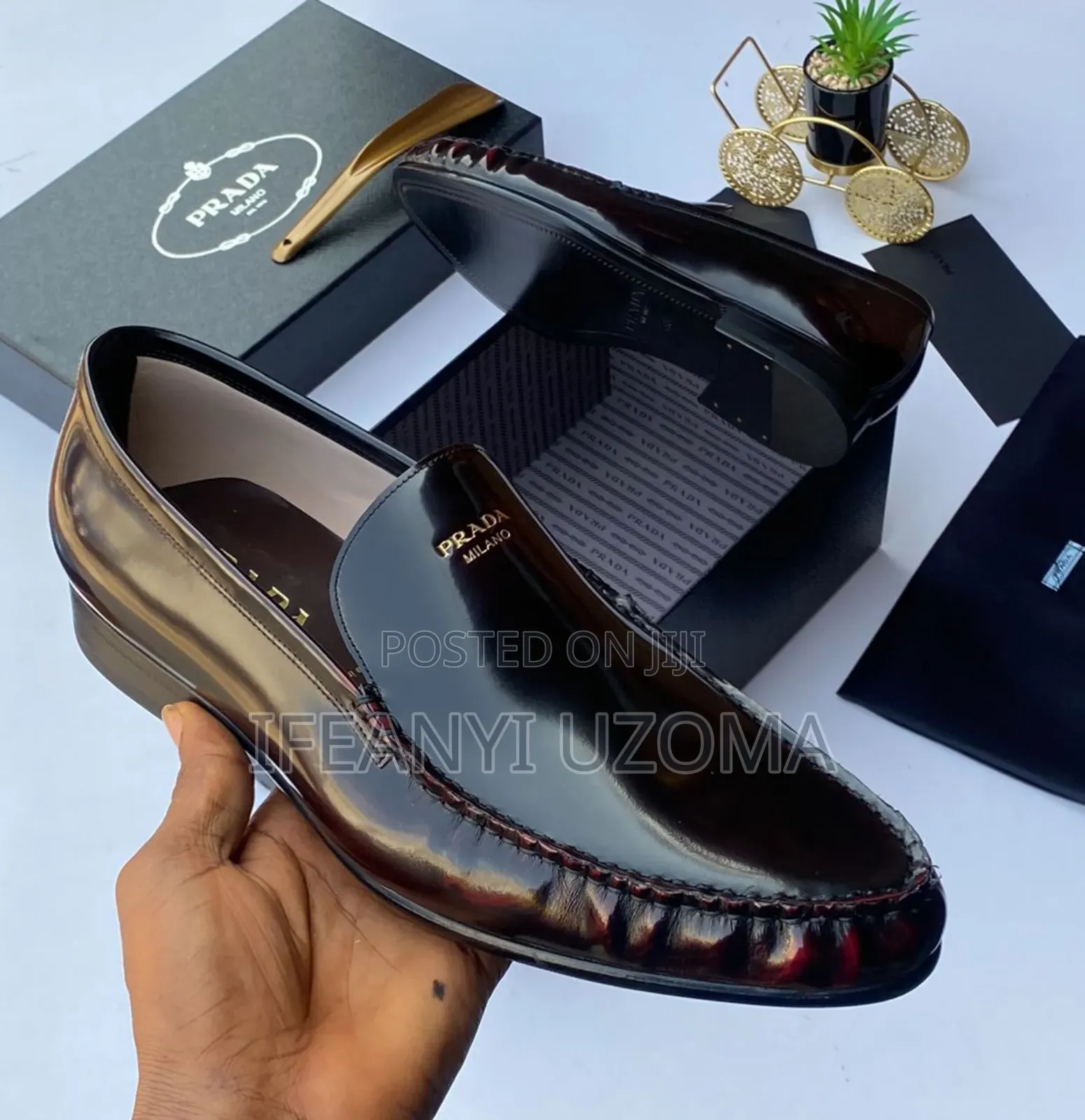 Original Prada Leather Corporate Shoe