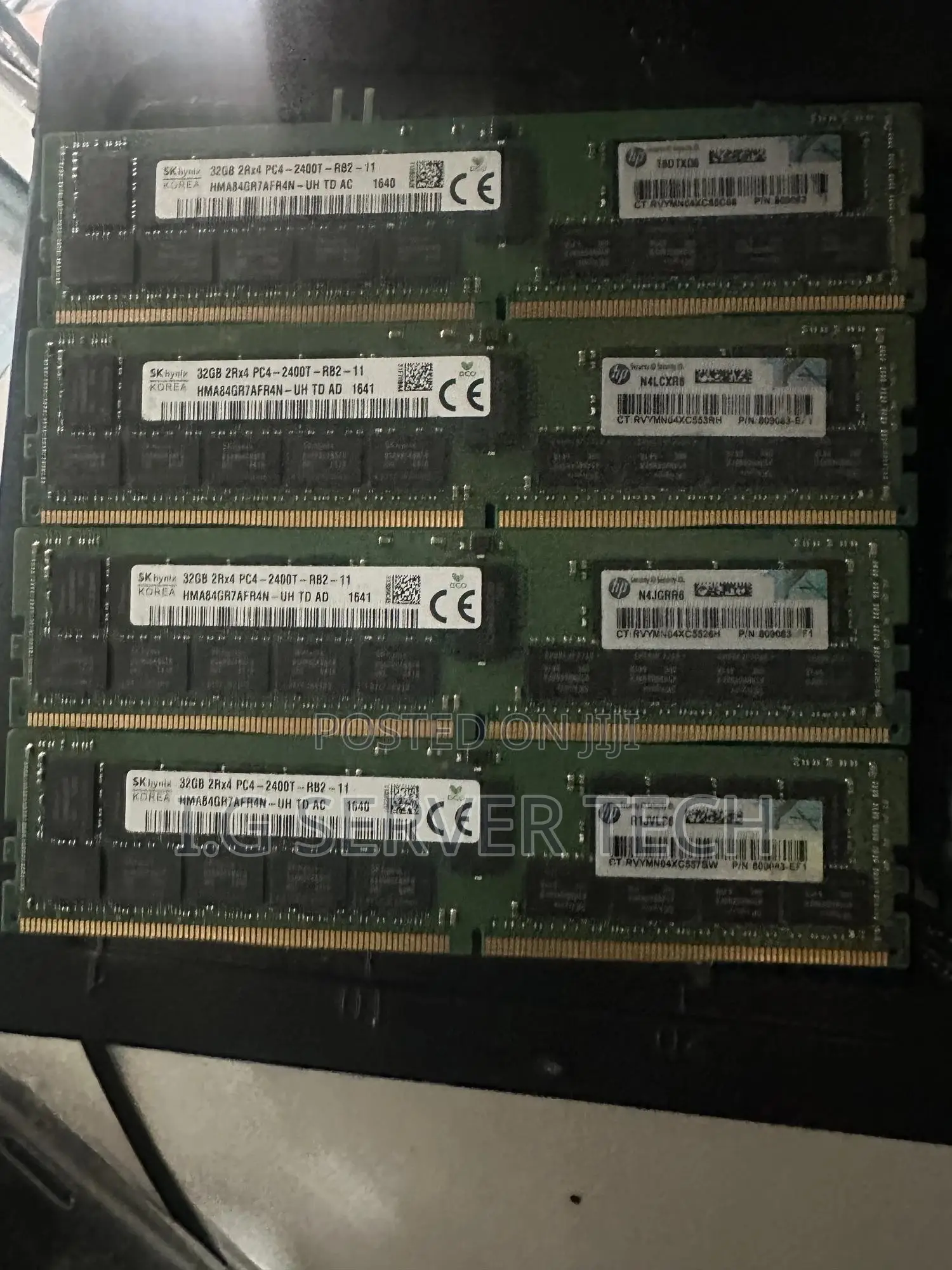 32gb Ram Pc4 2400t for Server Dl380 G10 G9