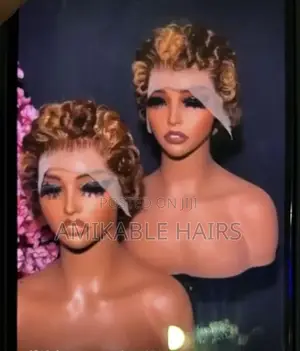 Human Hair Pixie Cut
