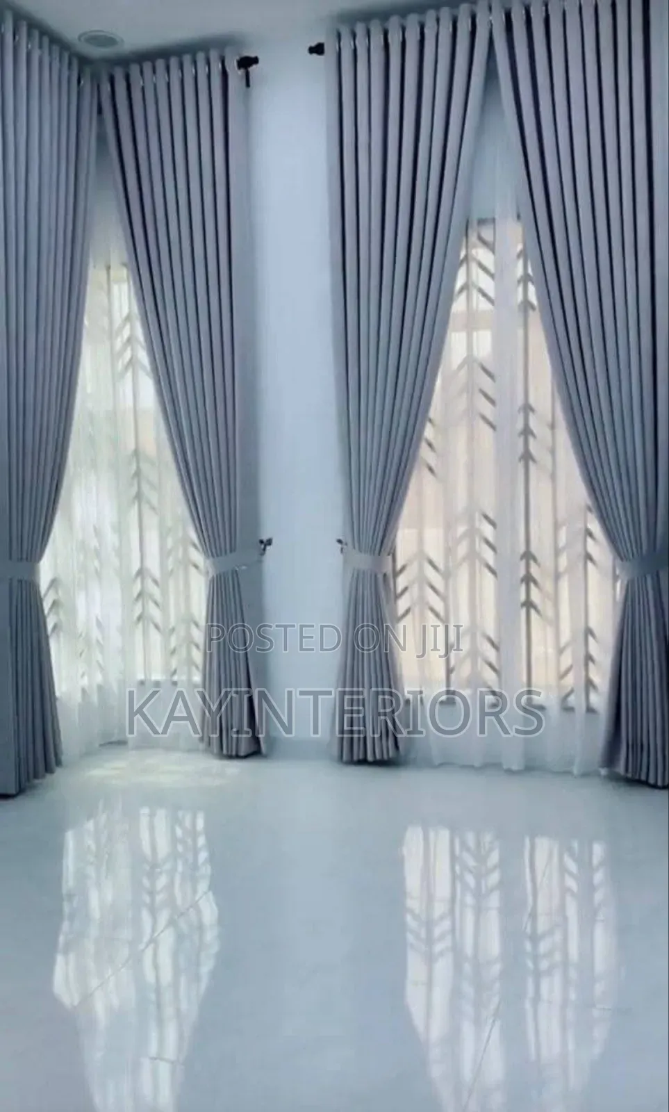 Fine Gray Turkish Curtains