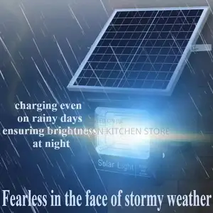 500w Solar Floodlight Without Electricity With Remote