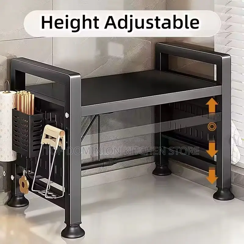 1 Tier Expandable Microwave Stand