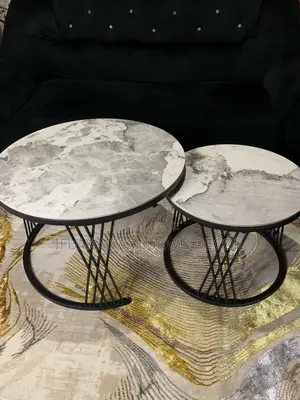 2 in 1 Marble Top Center Table