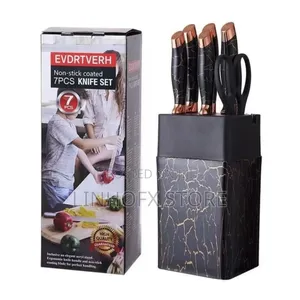 7pcs Nonstick Coated Knife Set