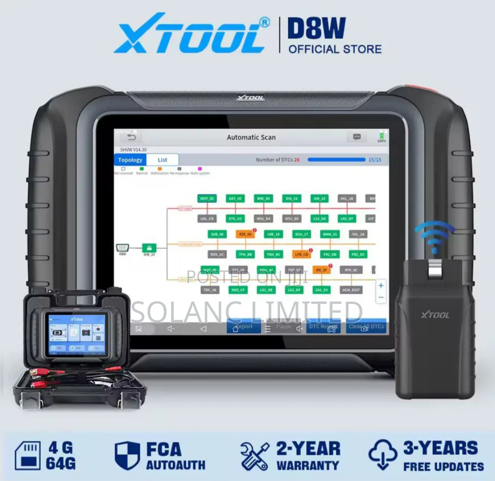 Xtool D8w Wireless Obd2 Advanced Diagnostic Tools