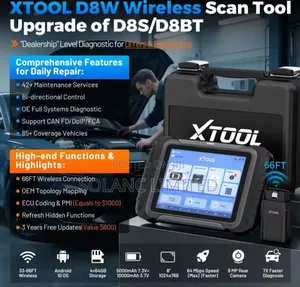 Xtool D8w Wireless Obd2 Advanced Diagnostic Tools