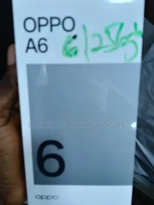New Oppo A6 256 GB Black