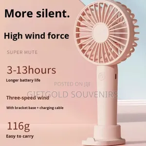 Rechargeable Mini Pocket Hand Fan